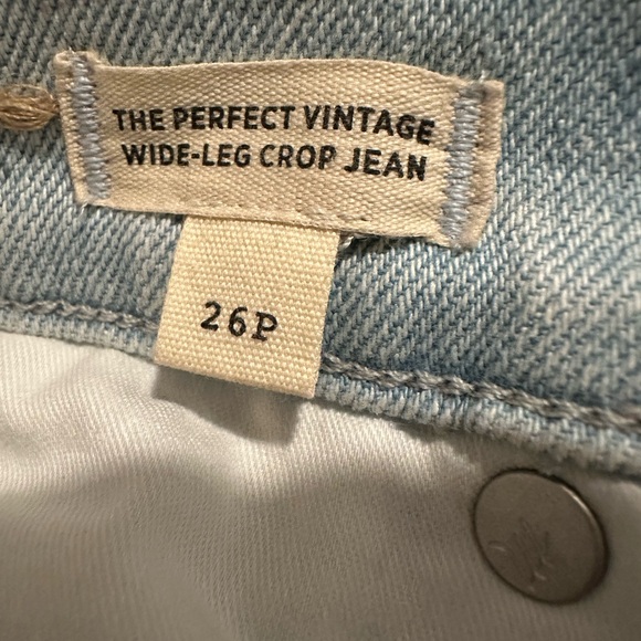 Madewell Petite Perfect Vintage Wide Leg Crop Jean - Picture 11 of 12
